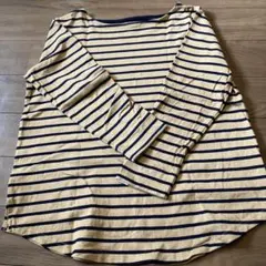 フェリシモ　Love Cotton ストライプ長袖Tシャツ