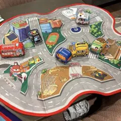 はたらくくるま 布製 おりたたみ収納ボックス付き