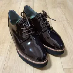Oriental Traffic ブラック レースアップシューズ　レインシューズ