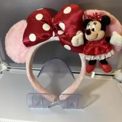 ミニーマウスぬいぐるみ付き　カチューシャ　ディズニー