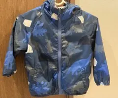 恐竜柄フード付き ナイロンパーカー 110cm