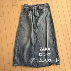 Zara デニム　ロンスカ
