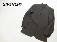 イタリア製　GIVENCHY　３釦　テーラードジャケット　ブラウン　４８のサムネイル