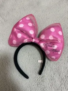 ミニーマウス 水玉カチューシャ