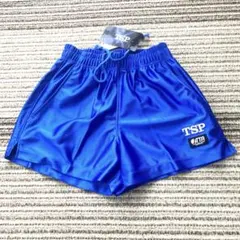 新品タグ付き　TSP 卓球ウェア　ショートパンツ ヴィクタス　140 ブルー