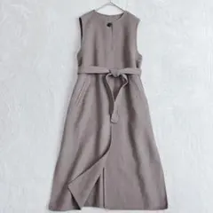 グリーンレーベルリラクシング【現行タグ】リバーロングジレ・ベスト　ベルト