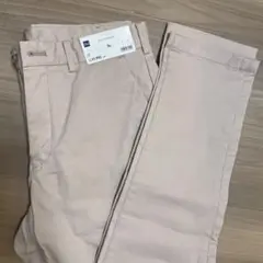 GU ベージュ ストレッチスリムチノ サイズ76