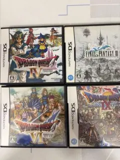 ドラゴンクエストIV・VI、IX、ファイナルファンタジーIII、4本セット