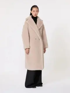 新品　MAX MARA TEDGIRL TEDDY テディベアコート S サンド