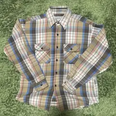 70s〜80s FIVE BROTHER USA製 ネルシャツ