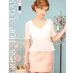 IRMA イルマ ♡ レースペプラムミニドレス