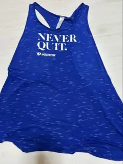 Jazzercise タンクトップ ウェア ジャザサイズ ブルー