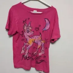 Double Name 子鹿デザイン Tシャツのサムネイル