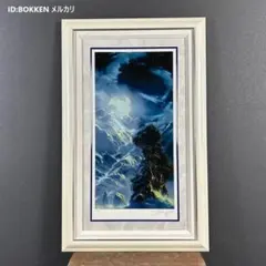 絵画 デイル・ターブッシュ 雪の中で月のダンス アールブリアン 作品