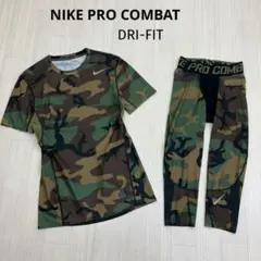 ◆ NIKE PRO COMBAT ドライフィット 半袖 スパッツ セットアップ