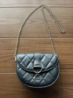 【Chico 】チコ ショルダーバッグ キルティング　ブラック