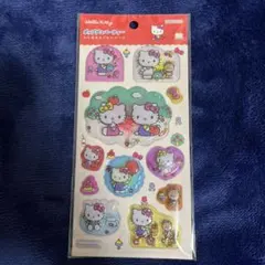 ポップデコパーティー　わたあめカプセルシール　ハローキティー
