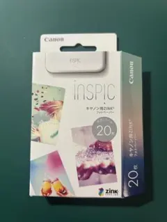 Canon iNSPiC ZINKフォトペーパー 光沢/シール 20枚