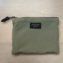 STANDARD SUPPLY ポーチ カーキ 日本製　スタンダードサプライのサムネイル