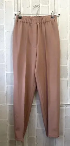 ハイウエストテーパードパンツ　ピンク