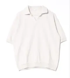 UNITED ARROWS グリッドエアー ワッフル スキッパー ポロシャツ Lのサムネイル