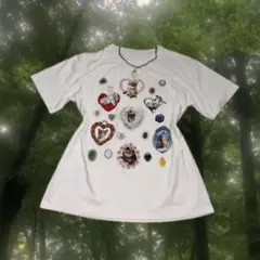 平成ギャル　森ガール　フェアリーグランジ 00s ウィッシュコア Tシャツ