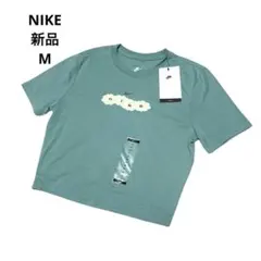 【新品】 ナイキ　アウトドアトップス　半袖　Tシャツ　ショート丈　花柄　Mのサムネイル