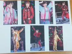 なにわ男子　雑誌付録カード 7枚
