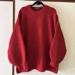 studioCLIP 新品 ニットセーター 赤