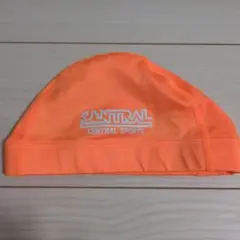 セントラルスポーツクラブ　スイミング 水泳帽 Lサイズ オレンジ