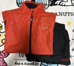 Kaepa オレンジ/黒 ジャケットとパンツセット