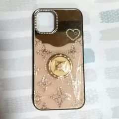 ストーン装飾 ピンクゴールド iPhone11PRO ケース おまけ付き