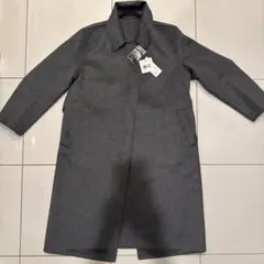 ユニクロ　ダブルフェイスラップコート