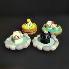 デコレ　コンコンブル　露天風呂４重　猫