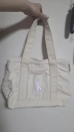 Ralph Lauren ホワイト トートバッグ