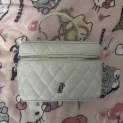 ジルバイジルスチュアート　キルティングバニティ　ブルー JILLSTUART