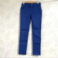 ハニーズ Comfort basic スキニーパンツ ブルー S 美品