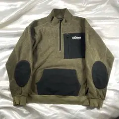 STUSSY ナイロン ハーフジップ アノラック パーカー stussy ハーフジップ アノラックパーカー STUSSY】ステューシー ハーフ