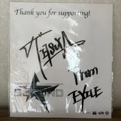 即発送】新品未使用✨EXILE TAKAHIRO 直筆サイン色紙 - メルカリ