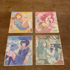 プロセカ　MORE MOREJUMP！　色紙　バースデー　4人セット　フルコンプ