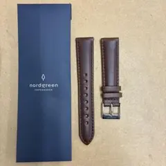 【新品】Nordgreen 腕時計用交換ベルト ブラウン レザーのサムネイル