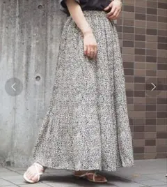 tiptop 花柄プリーツロングスカートのサムネイル