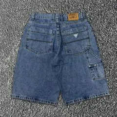 90s OLD GUESS USA オールド ゲス ワイドバギー デニムショーツ
