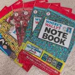 キリンオリジナル ウォーリーをさがせ! ノート 6冊