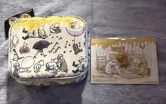 クラシックプー ミニ収納ポーチ ピンバッジ セットのサムネイル