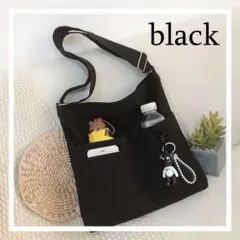 ☆♡新品未使用♡ 韓国 トートバッグ マザーズ 2way キャンバス A4 黒2
