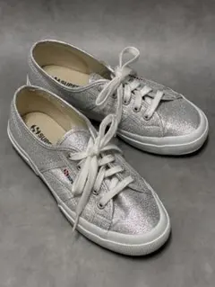 Superga 2750-LAMEWスニーカー シルバー ラメ　23.5cmのサムネイル