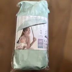晴雨兼用 折りたたみ傘 ミント　ライトグリーンUV 新品未使用