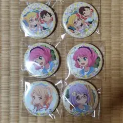 アイカツ クッキー 缶バッジ 虹野ゆめ 結城すばる　42個セット アイカツスターズ イオン限定 クッキー缶バッジ 虹野ゆめ 結城