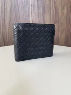 BOTTEGA VENETA【ボッテガ・ヴェネタ】二つ折り財布 ブラック